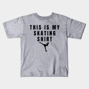 Girls Ice Skating Shirt Womens Ice Skating Gift Kids T-Shirt